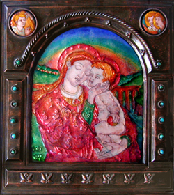 PHOEBE A. TRAQUAIR. Arts & Crafts enamel. 